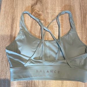 COPY - Balance Athletica / Vitality strappy longline sports bra